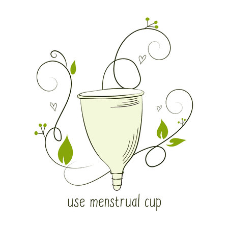Zero Waste Concept Hand drawn elements of zero waste life. Vector illustration.のイラスト素材