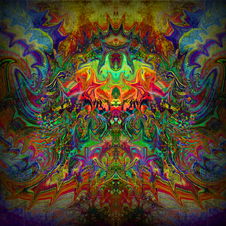 Abstract technology pattern illustrationの写真素材