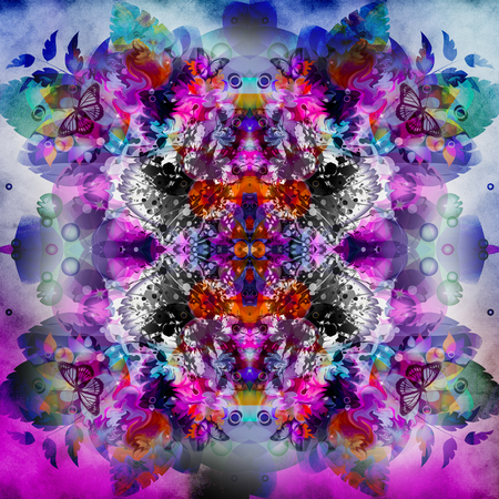 Abstract colorful background illustrationの写真素材