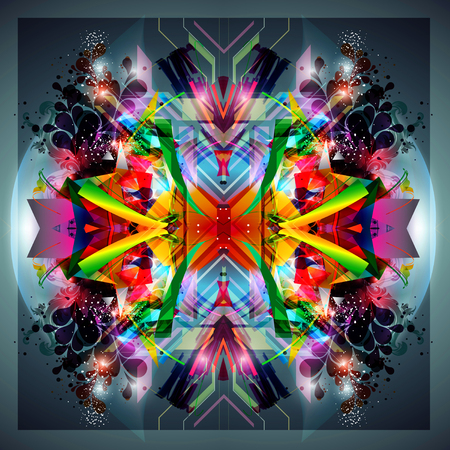 abstract colorful backgroundの写真素材