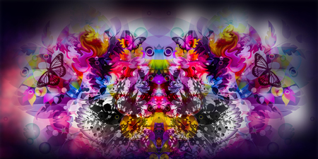 abstract colorful backgroundの写真素材