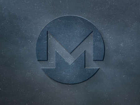 solana cryptocurrency coin on colorful background, cryptocurrency conceptの写真素材