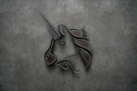 bitcoin cryptocurrency coin on colorful background, cryptocurrency conceptの写真素材