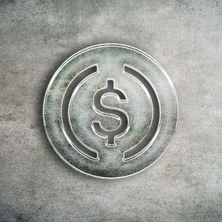 bitcoin cryptocurrency coin on colorful background, cryptocurrency conceptの写真素材