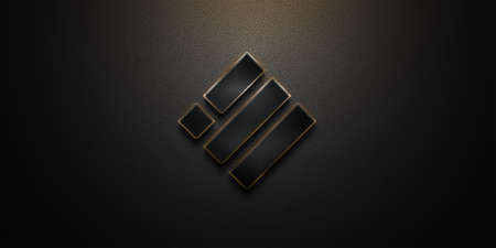 cryptocurrency coin on colorful background, cryptocurrency conceptの写真素材