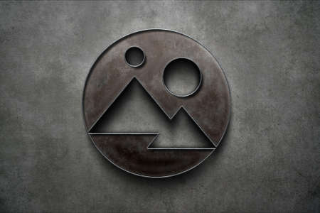 3D rendering mana cryptocurrency coin on colorful background, cryptocurrency concept color artの写真素材