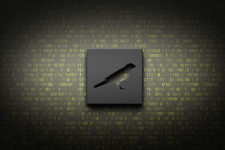 3D rendering kusama cryptocurrency coin on colorful background, cryptocurrency concept color art 3D illustrationの写真素材