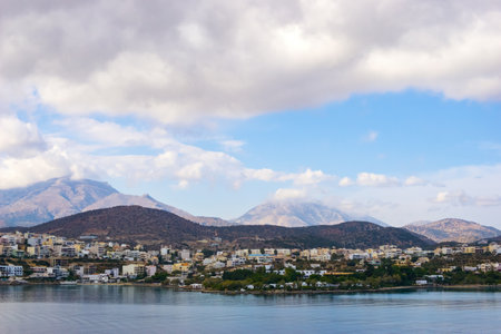 view of the port crete, Greeceの写真素材