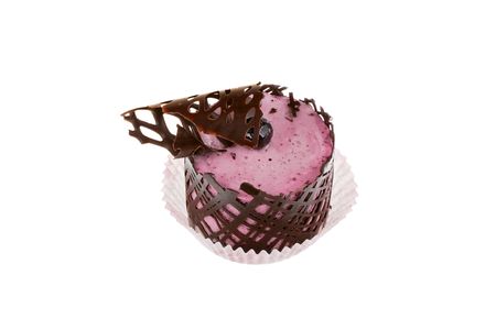 Photo of a cake isolated on a white backgroundの写真素材