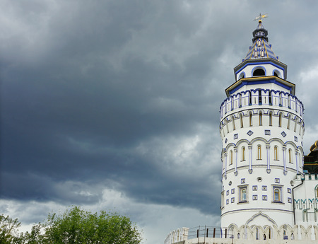 The reconstructed Palace of the Russian tsars "Kremlin in Izmailovo" in Moscow.のeditorial素材