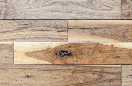 Solid oak parquet boards. Background and texture of brushed boards.の写真素材