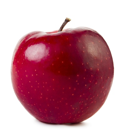 Red ripe appleの写真素材