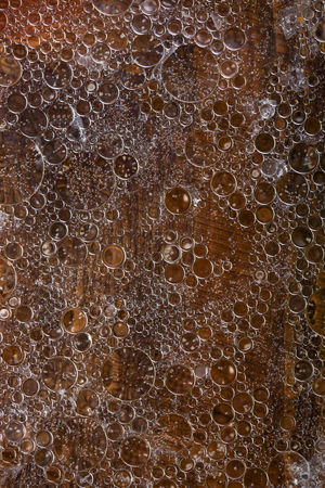 Boullion background: broth surface with hot fatの写真素材