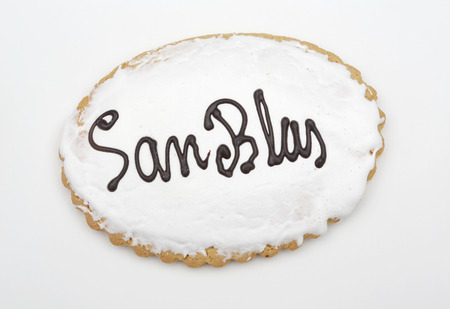 Cookie San Blas. Sweet typical day on February 3 in Spainの写真素材