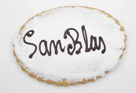Cookie San Blas. Sweet typical day on February 3 in Spainの写真素材
