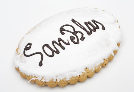Cookie San Blas. Sweet typical day on February 3 in Spainの写真素材
