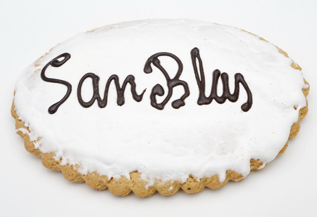 Cookie San Blas. Sweet typical day on February 3 in Spainの写真素材