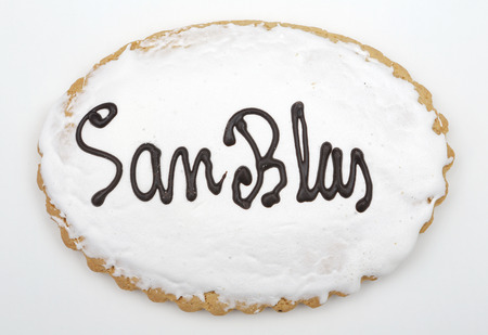 Cookie San Blas. Sweet typical day on February 3 in Spainの写真素材