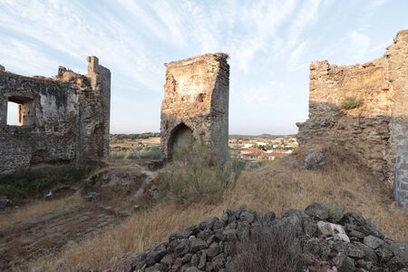 Ruins of the castle of Mejoradaの写真素材