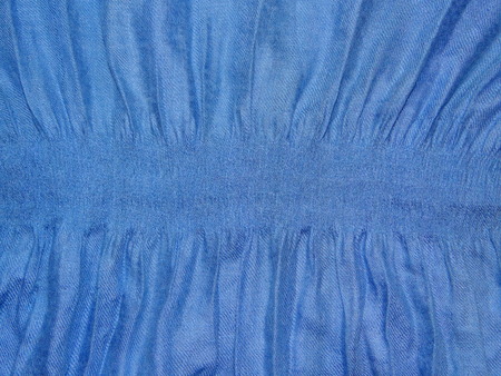 blue cloth with elastic bandの写真素材