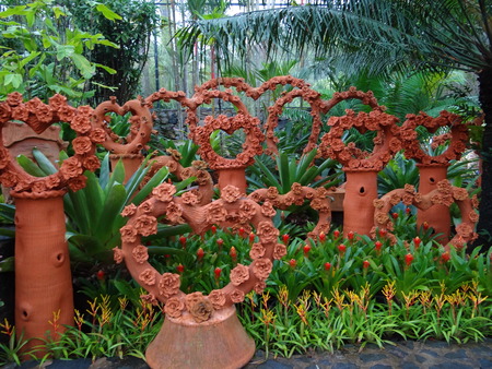 heart of clay in the Park Thailandの写真素材