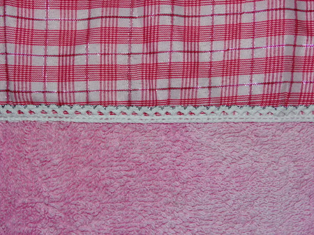 fabric pinkの写真素材