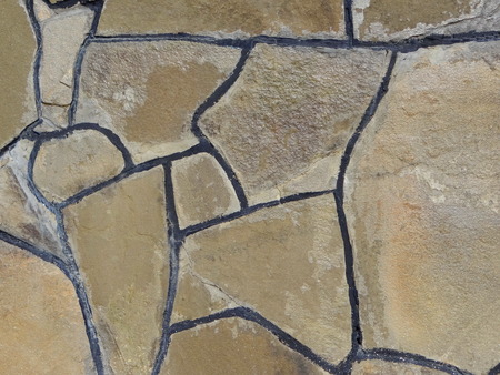 stone wallの写真素材