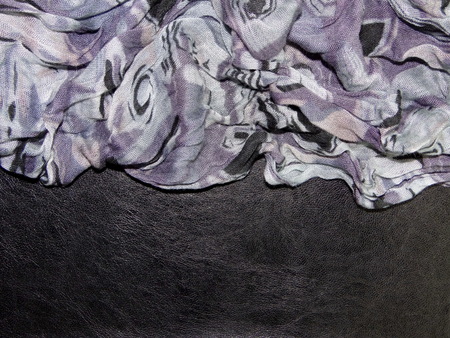 Grey fabricの写真素材
