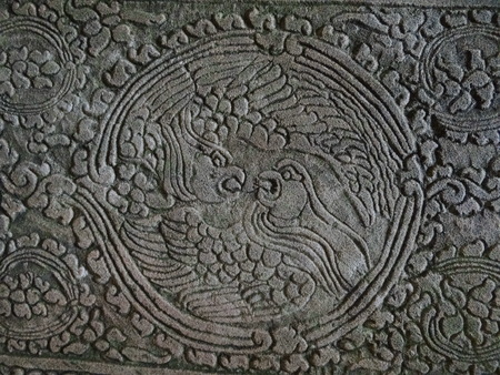 stone wallの写真素材