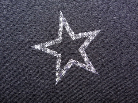 star on blackの写真素材
