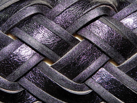 black leatherの写真素材