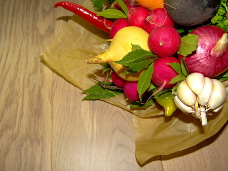 bouquet of vegetablesの写真素材