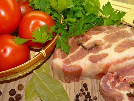 Meat And Vegetablesの写真素材
