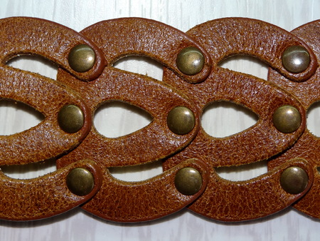 leather beltの写真素材