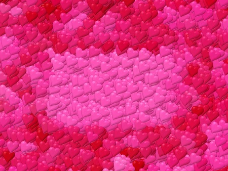 Background with hearts