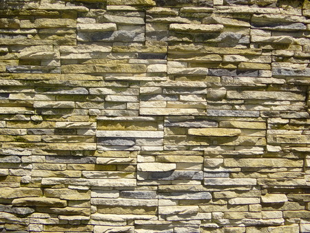 stone wallの写真素材