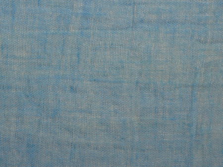 blue fabric on a white backgroundの写真素材