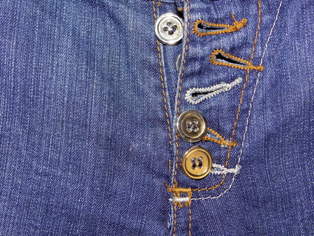 denim fabric with button