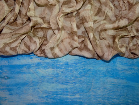 brown cloth with drawings
