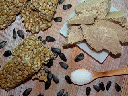 brittle and halvaの写真素材