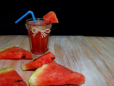 watermelon smoothiesの写真素材