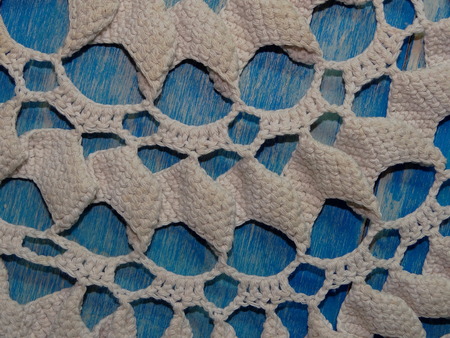 white lace but blueの写真素材