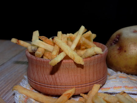 potato chipsの写真素材