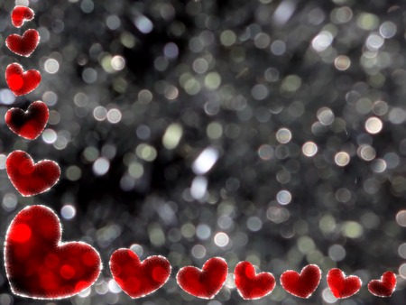 frame of heartsの写真素材