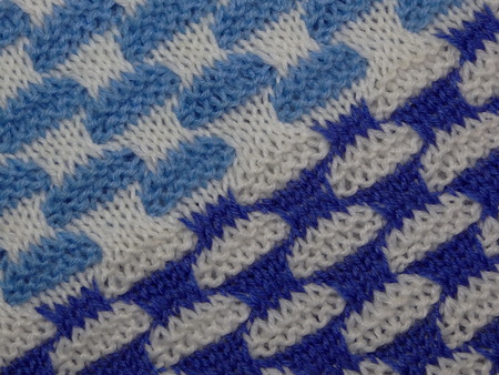 knitted fabricの写真素材