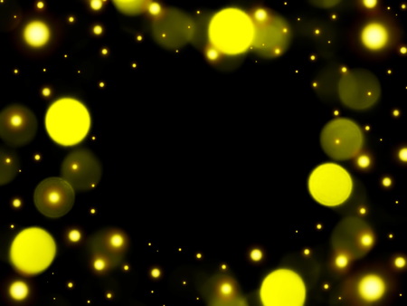 glare on a black backgroundの写真素材