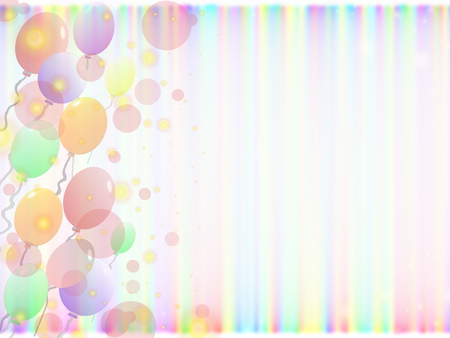 background with ballsの写真素材