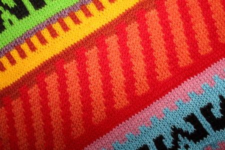 knitted fabricの写真素材