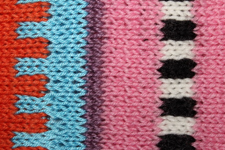 knitted fabricの写真素材