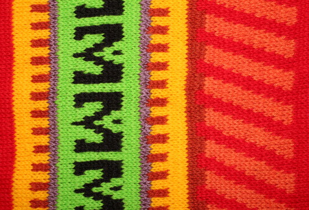 knitted fabricの写真素材